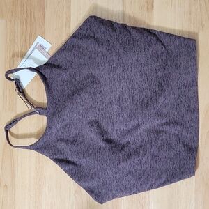 NEW CALIA Women's Lustralux T-Back Bra in Tap Shoe Heather Size XXL NWT